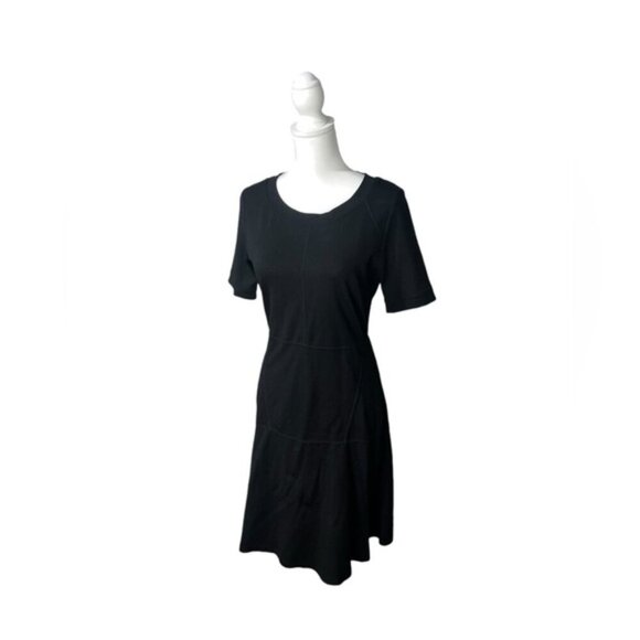 Athleta En Route ponte Black dress - Picture 4 of 7